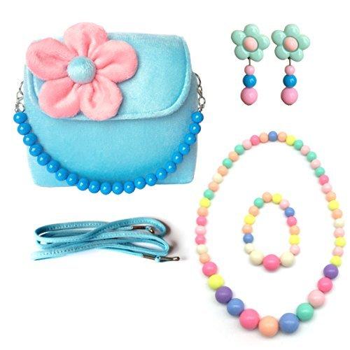 Blue - Elesa Miracle Little Girl Beauty Set Plush ...