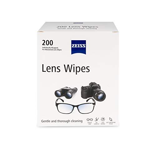 ZEISS Pre-moistened Lens Cleaning Wipes - 200 カウント...