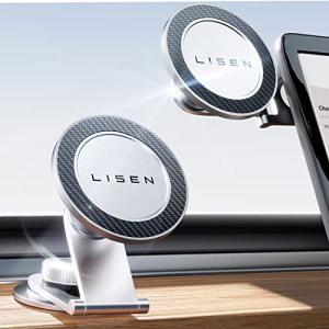 LISEN (リセン) Tesla 電話マウントホルダー MagSafeカーマウント Tesla Model 3 Y用 調節可能 Tes 並行輸入