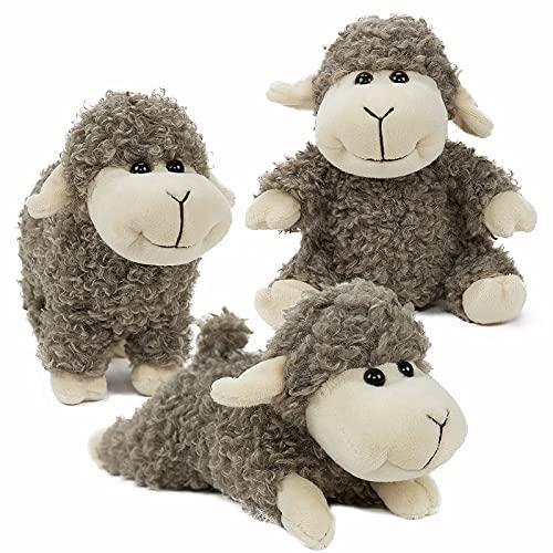 Stuffed Animal Sheep Lamb Plush Toy 3 Pcs 並行輸入