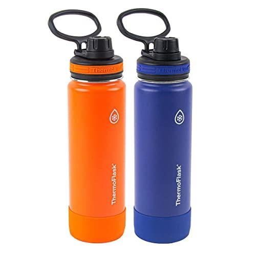 Thermoflask ステンレスサーモマグ 710mL 2本セット ハンドル付き サーモフラスク(...