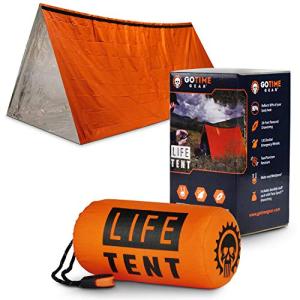 Go Time Gear LIfe Tent 緊急用 サバイバルシェルター 2人用 キャンプ&ハイキング軽量 コンパクト 常時携帯推奨 並行輸入｜selectshopwakagiya