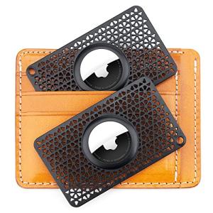 【超薄い】airtag カード（2枚入）AirTag用ウォレットケースホルダー、Air tag 財布用ケース、厚さわずか2.5mm、軽量 並行輸入｜selectshopwakagiya