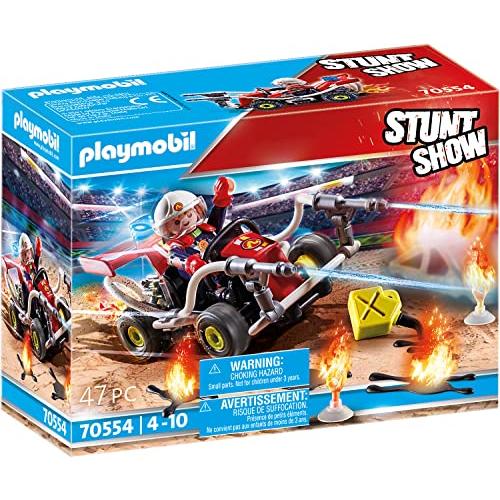 Playmobil Stunt Show Fire Quad Multicolor 18.7 x 1...
