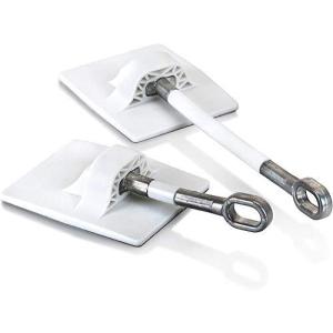 冷蔵庫のドアロック 南京錠は付属していません - ホワイト