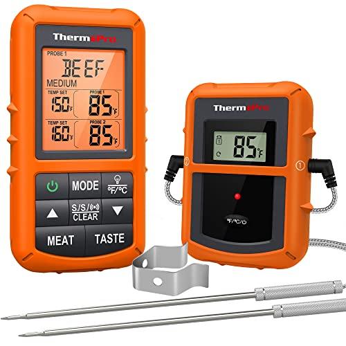ThermoProサーモプロ TP20 ワイヤレス リモートデジタル料理用温度計 食品 肉 デュアル...