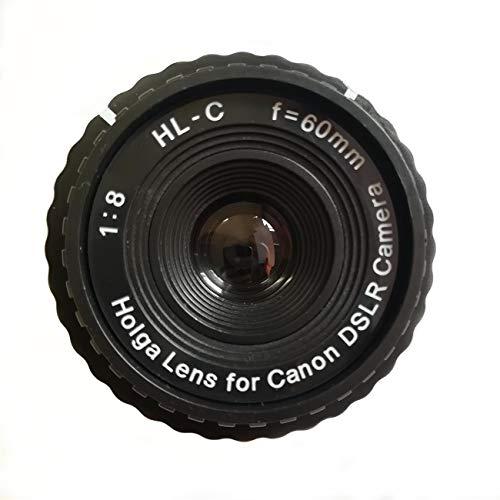 Holga HL-C 60mm f/8 レンズ Canon デジタル一眼レフカメラ用 (ブラック) ...