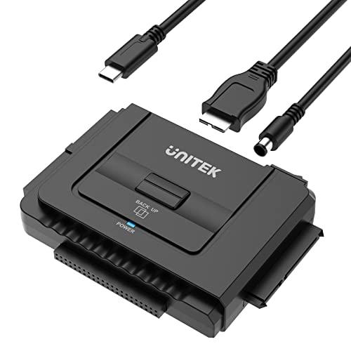 Unitek USB-C IDE・SATA 両方対応 USB3.0 ドライブ交換アダプター 2.5/...