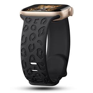 Apple Watch Band 45mm 44mm 42mm 42mm Leopard Carveパターンソフトシリコンストラップと互 並行輸入｜selectshopwakagiya