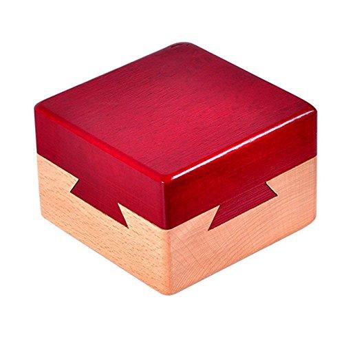 Impossible Dovetail Box Mini 3D Brain Teaser Woode...