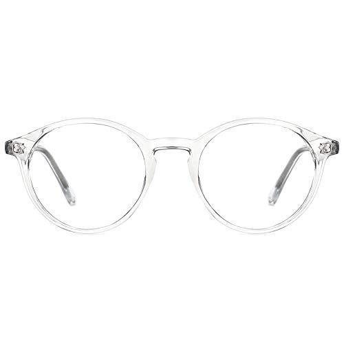 TIJN 女性はブルーレイ・メガネのレトロなフレーム眼鏡を避けている
