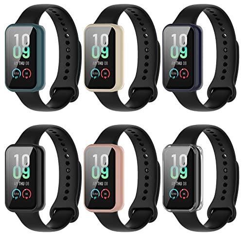 Amazfitバンド7フレームPC保護カバーとAmazfit Band 7 Smartwatch S...