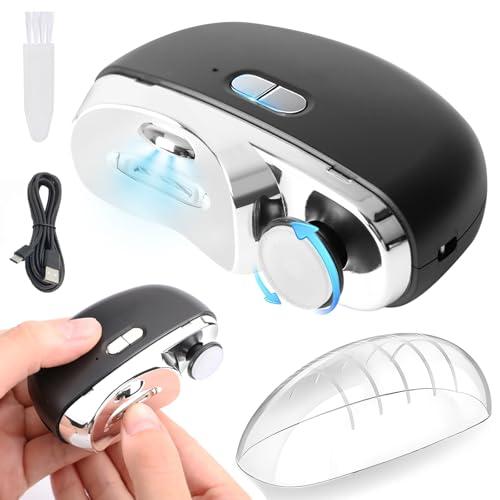 爪切りと爪磨きが1台2役 ・最高傑作Yinuaseus 2in1 電動爪切り 両用爪切り爪磨き 2段...