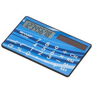 シャープ 電卓 EL-878S-X カード・クレジットカードタイプ｜selectshopyuu