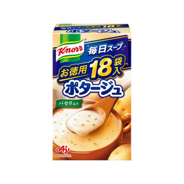 クノール 毎日スープ ポタージュ お徳用 18袋入 味の素 野菜スープ インスタント 大容量 即席 ...