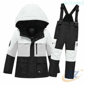 キッズ 男の子 女の子 子供 撥水 スキーウェ...の詳細画像2
