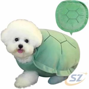 亀の甲羅 ペットベスト ペット服 カメを子猫から大型犬に変身 亀の甲羅クッションゾンチー親子スーツ コスプレ 面白い犬 子犬 カメ コスチューム バックドッグ