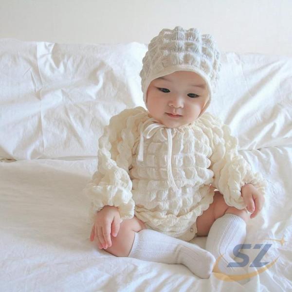 ベビー服 帽子付き 赤ちゃん洋服退院撮影衣装 子供用品 知育玩具 親子時間 66cm シェンヘン 7...