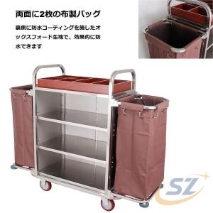 ホテルリネンカート ランドリーカート 業務用ダ...の詳細画像2