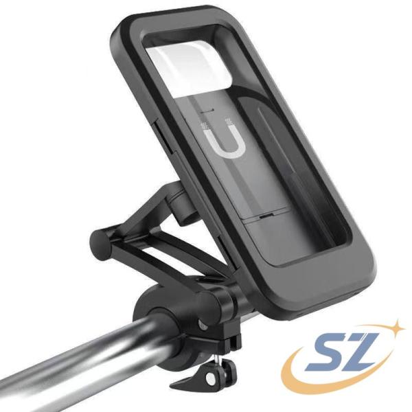 スマホホルダー 携帯ホルダー 防水 360度回転 自転車 ロードバイク マウント スタンド シェンヘ...