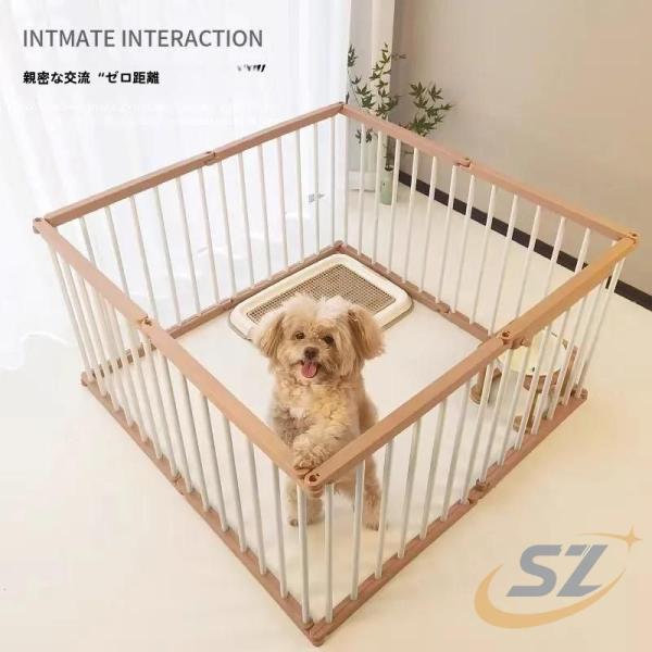 ペット 犬 ケージ お出かけ 室内用 ゲージ 省スペース 屋外 サークル 小型 フェンスドア付き シ...
