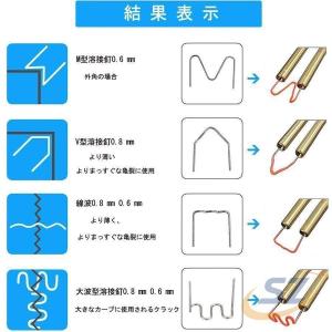 ホッチキス溶接機 溶接機 プラスチック 作業工...の詳細画像3