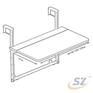 デスク ハンギングテーブル テーブル 園芸用品...の詳細画像1