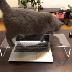 透明 カバー 猫防止 ペット用品 お出かけ 室内用 モニタースタンド 2イン1 シェンヘン アクリルキーボード プロテクター キーボードブリッジプロテクター