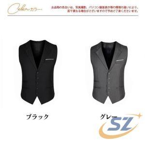 一部 メンズジレベスト スーツベスト フォーマ...の詳細画像4