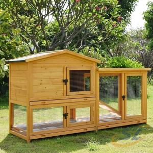 屋外 ケージ 木製 ペット用品 お出かけ 室内...の詳細画像3