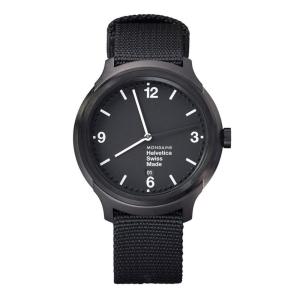 [モンディーン]MONDAINE MH1.B1221.NB Helvetica Nr. 1 [品]★...