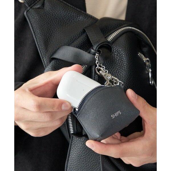 SHIPS / シップス 【WEB限定】SHIPS:【SAFFIANO LEATHER】ミニ ポーチ...