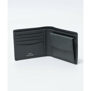 SHIPS / シップス SHIPS:【SAFFIANO LEATHER】 イタリアンレザー 2つ折 財布