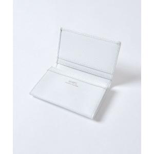 SHIPS / シップス SHIPS:【SAFFIANO LEATHER】イタリアンレザー  カードケース （名刺入れ）