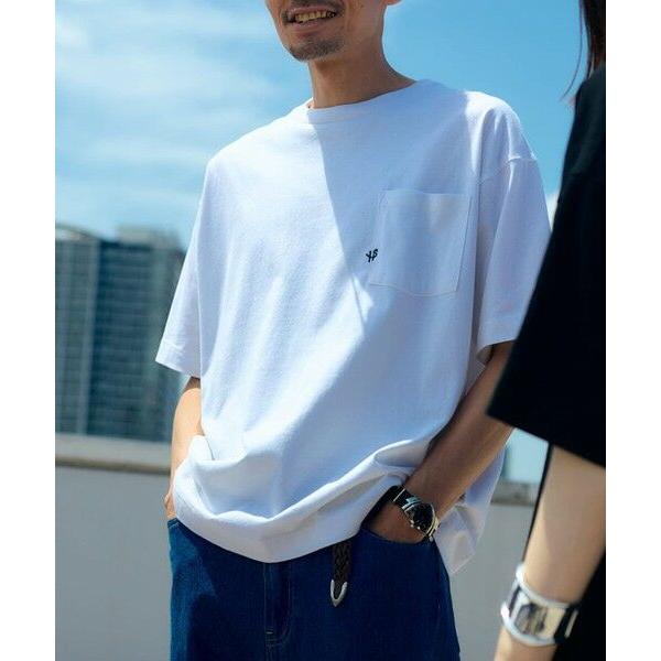 SHIPS / シップス 【WEB限定】SHIPS:〈汗染み防止加工〉ワンポイントロゴ ビッグシルエ...