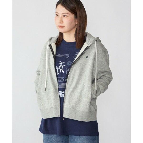 SHIPS / シップス 【WEB限定】SHIPS: クロップド ワイド ワンポイント ロゴ ジップ...
