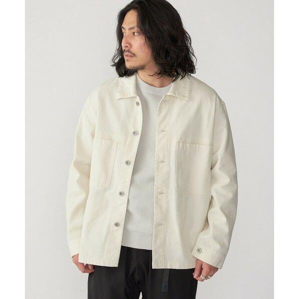 SHIPS / シップス SHIPS: ハイツイストヤーン コットン ミリタリー シャツ アウター