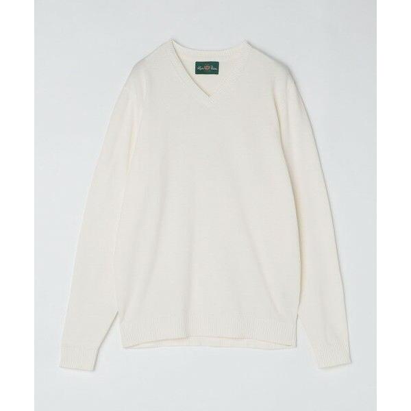 SHIPS / シップス ALANPAINE: 14ゲージ コットン Vネック ニット