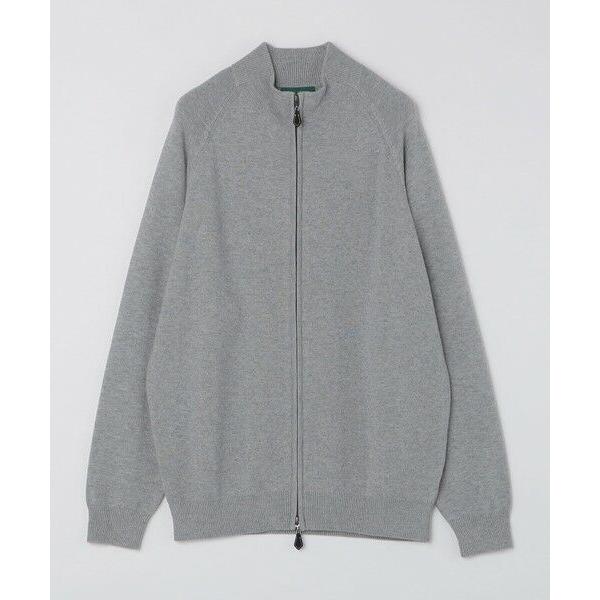 SHIPS / シップス ALANPAINE: 12ゲージ ウール/コットン ファネルネック ジップ...