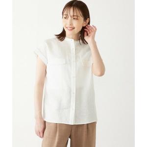 SHIPS for women / シップスウィメン SHIPS Colors:〈洗濯機可能〉リネン Wフラップ ポケット シャツ