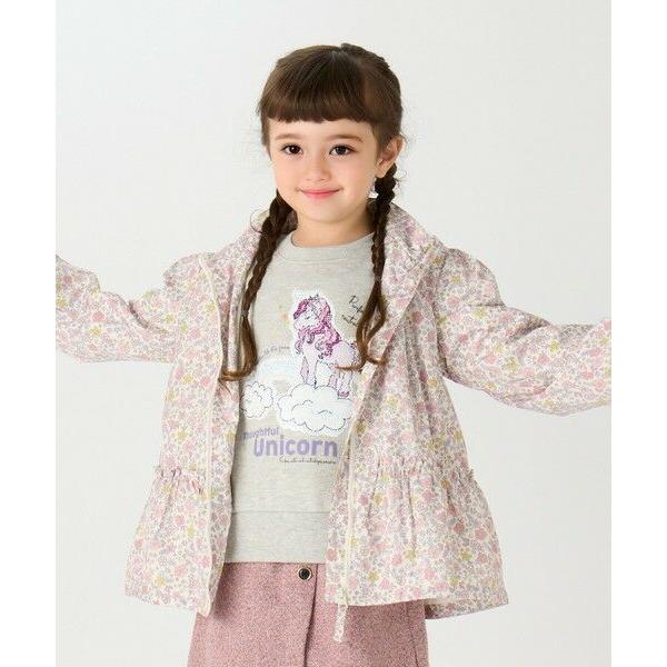 SHIPS / シップス SHIPS Colors:80130cm /フラワープリント ジップフード...