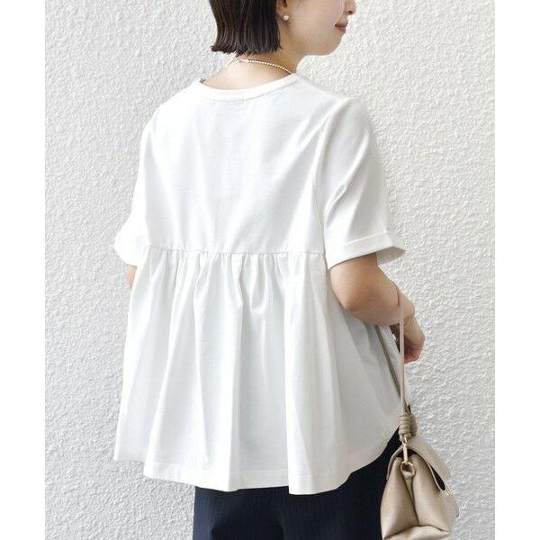 SHIPS / シップス 【WEB限定】〈接触冷感〉オーガニック コットン バック ギャザー トップ...