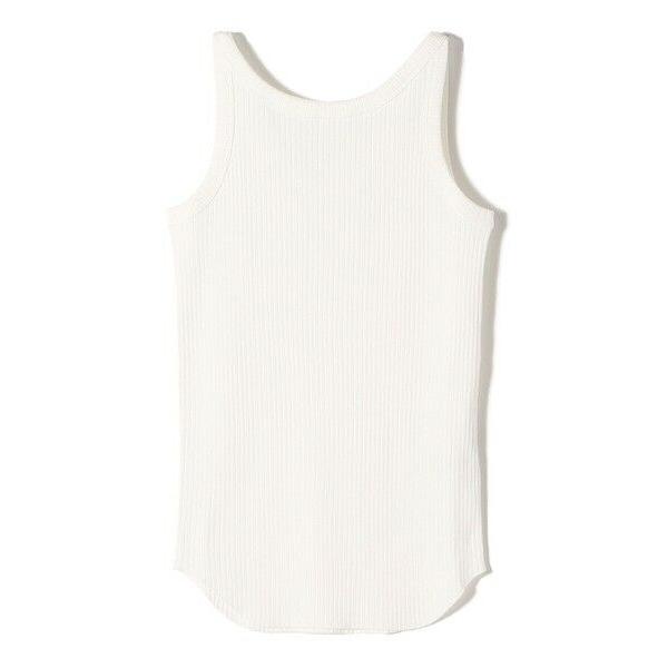 SHIPS / シップス SHIPS Primary Navy Label:丸胴 テレコ タンクトッ...