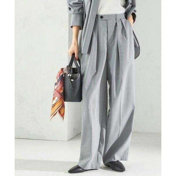 SHIPS / シップス 〈手洗い可能〉トロピカル タック パンツ（セットアップ対応）