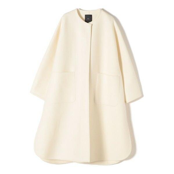 SHIPS / シップス Primary NavyLabel:ダブルフェイスノーカラーコート 21A...