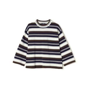 SHIPS for women / シップスウィメン Primary NavyLabel:〈手洗い可能〉ミラノリブ マルチ ボーダー ニット｜selectsquare