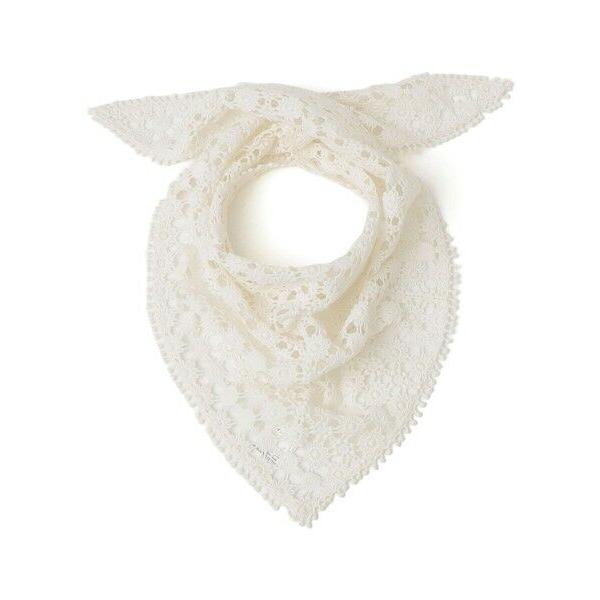 SHIPS / シップス 【SHIPS別注】BINDU: レース トライアングル スカーフ