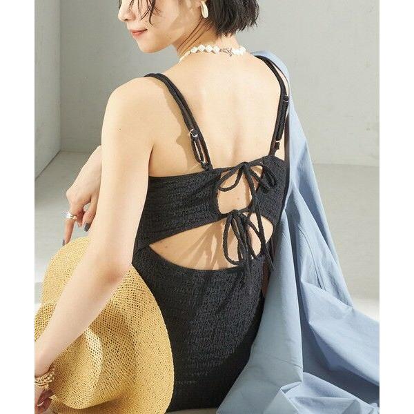 SHIPS / シップス maroba:＜手洗い可能＞バック リボン ワンピース スイム ウェア