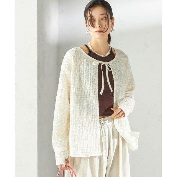 SHIPS / シップス maroba:〈手洗い可能〉2WAY ラッシュ カーディガン