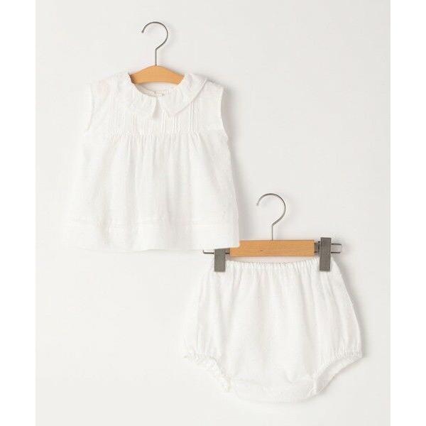 SHIPS / シップス SHIPS KIDS:70~80cm / レース セット ロンパース